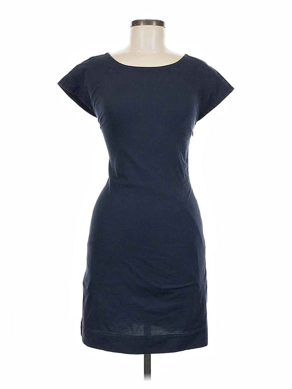 Theory Open Back Mini Dress in Blue Size 2 Like New